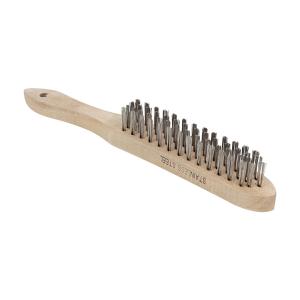 3-row stainless steel hand wood brush