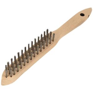 3-row iron hand wood brush