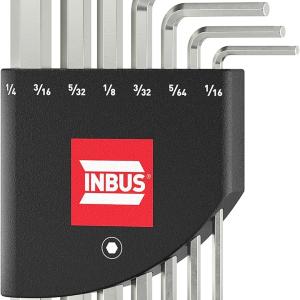 German 1/4" G hex key set