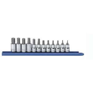 Haron 6-12mm hex & bit set (12pcs, 610456)