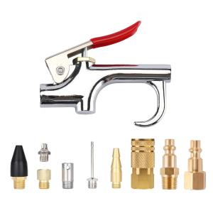 Air supply gun with accessories