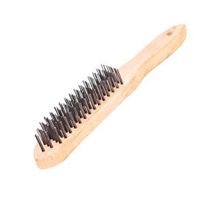 5-row wood-handle free wire brush