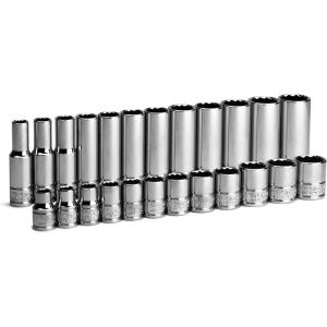 3/8" 12pc system bit + 8-19mm adapter