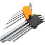 1.5-10mm 9pc long ball-end Allen key set