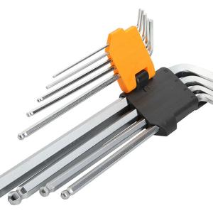 1.5-10mm 9pc long ball-end Allen key set