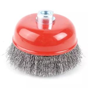 3" cup-style wire brush  